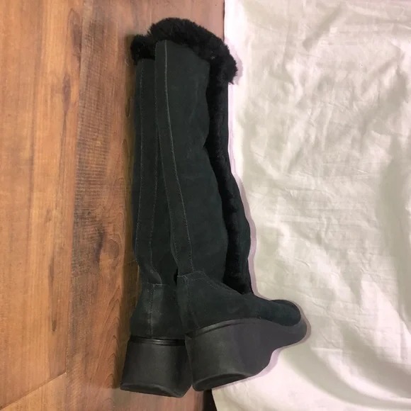 Bongo wedge suede winter boots  19963-8, size 9M - Picture 3 of 8